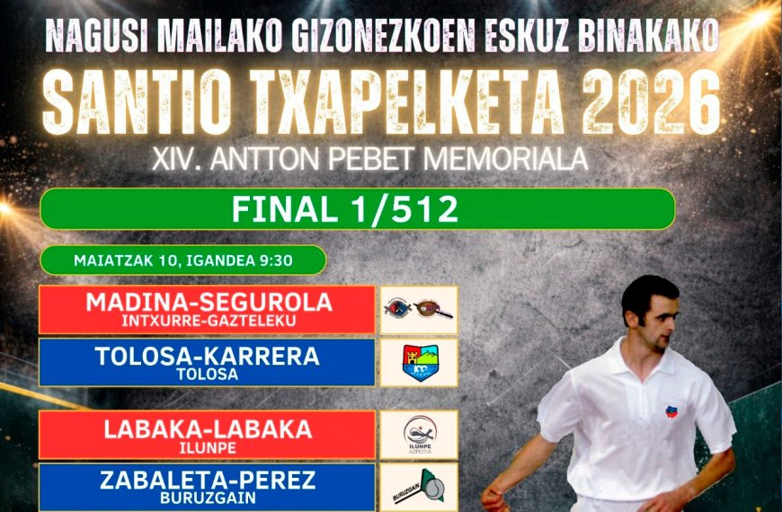 Resultados segunda jornada Antton Pebet