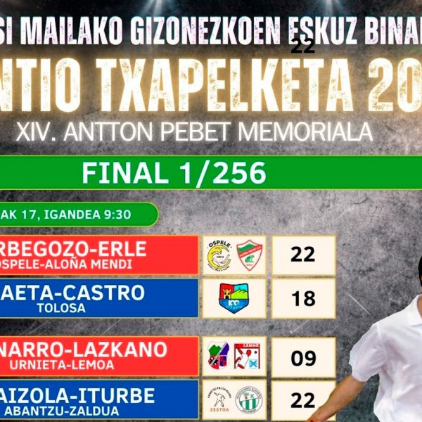 Resultados tercera jornada Antton Pebet