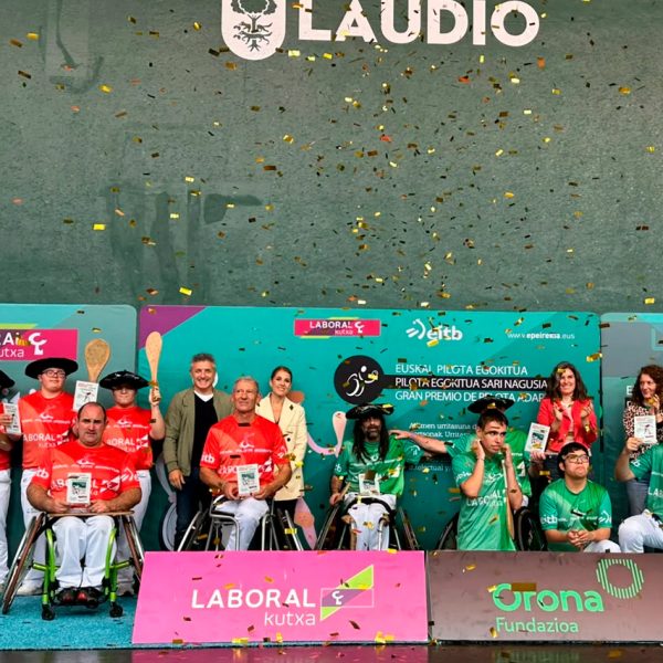 Corts-Gómez y Quesada-Álvarez estrenan el palmarés del Gran Premio Álava de Pelota Adaptada tras imponerse en las espectaculares finales disputadas en Laudio